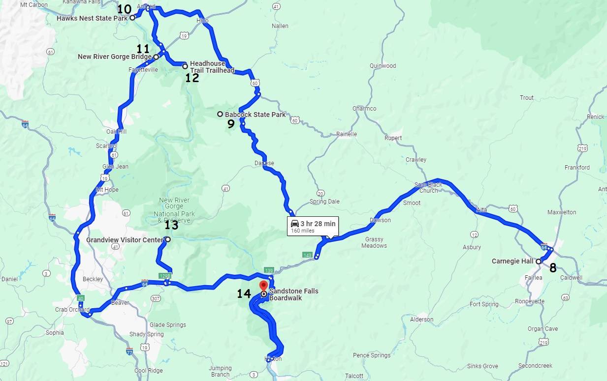 Places to see in West Virginia including best hiking trails